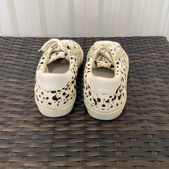 Madewell sidewalk splatter paint calf hair sneakers women’s size 8 - Picture 3 of 5